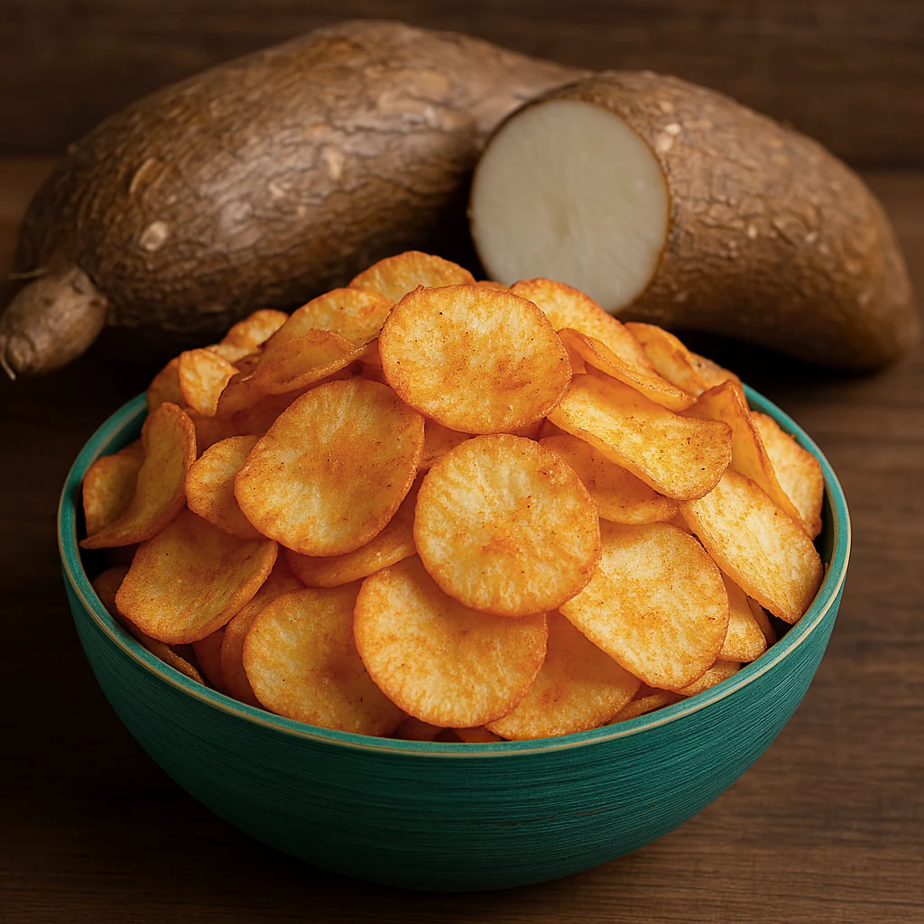 Spicy Tapioca Chips 100g - Image 2